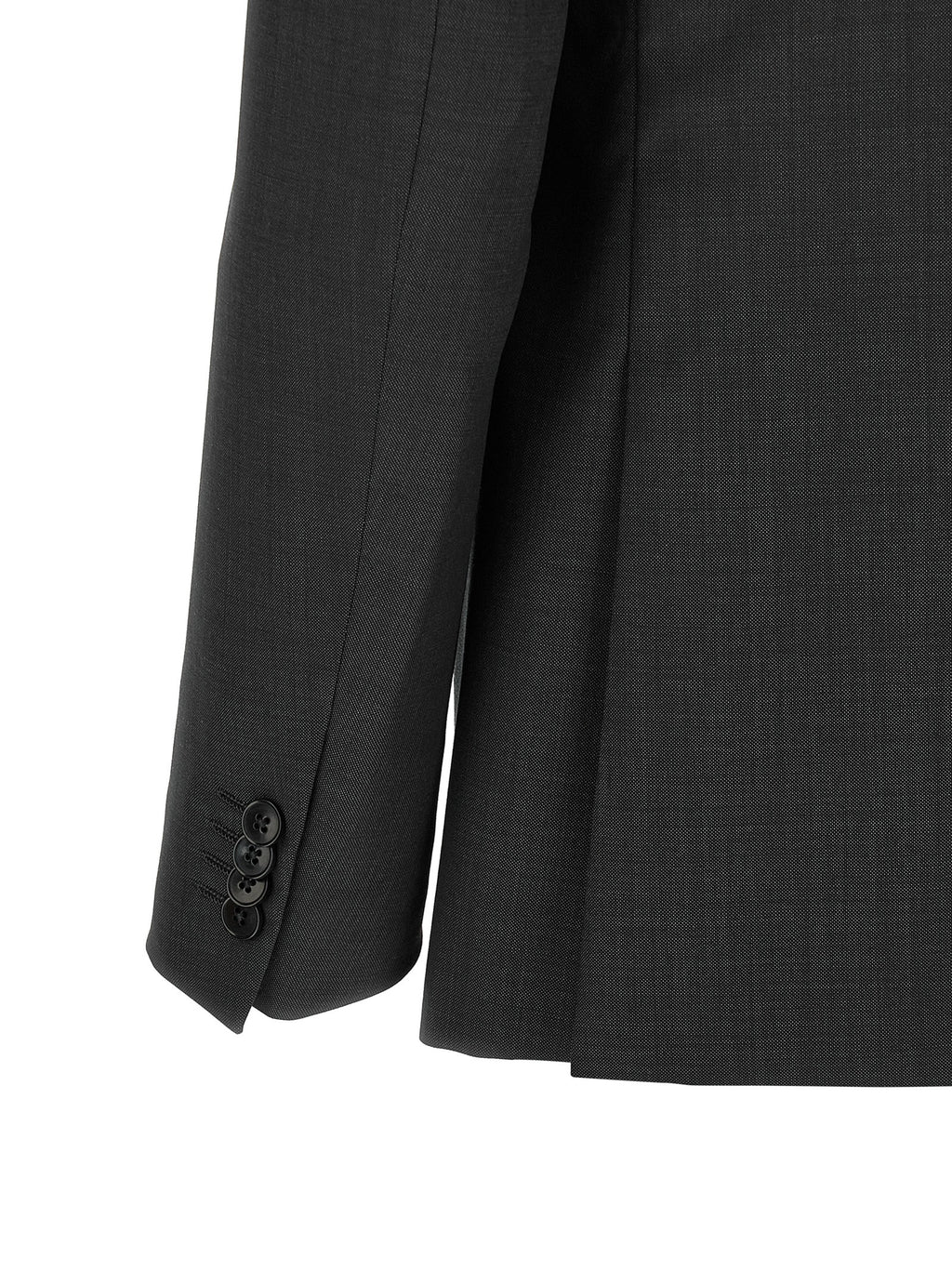 ZEGNA Zweiteiliger Anzug aus grauer Wolle