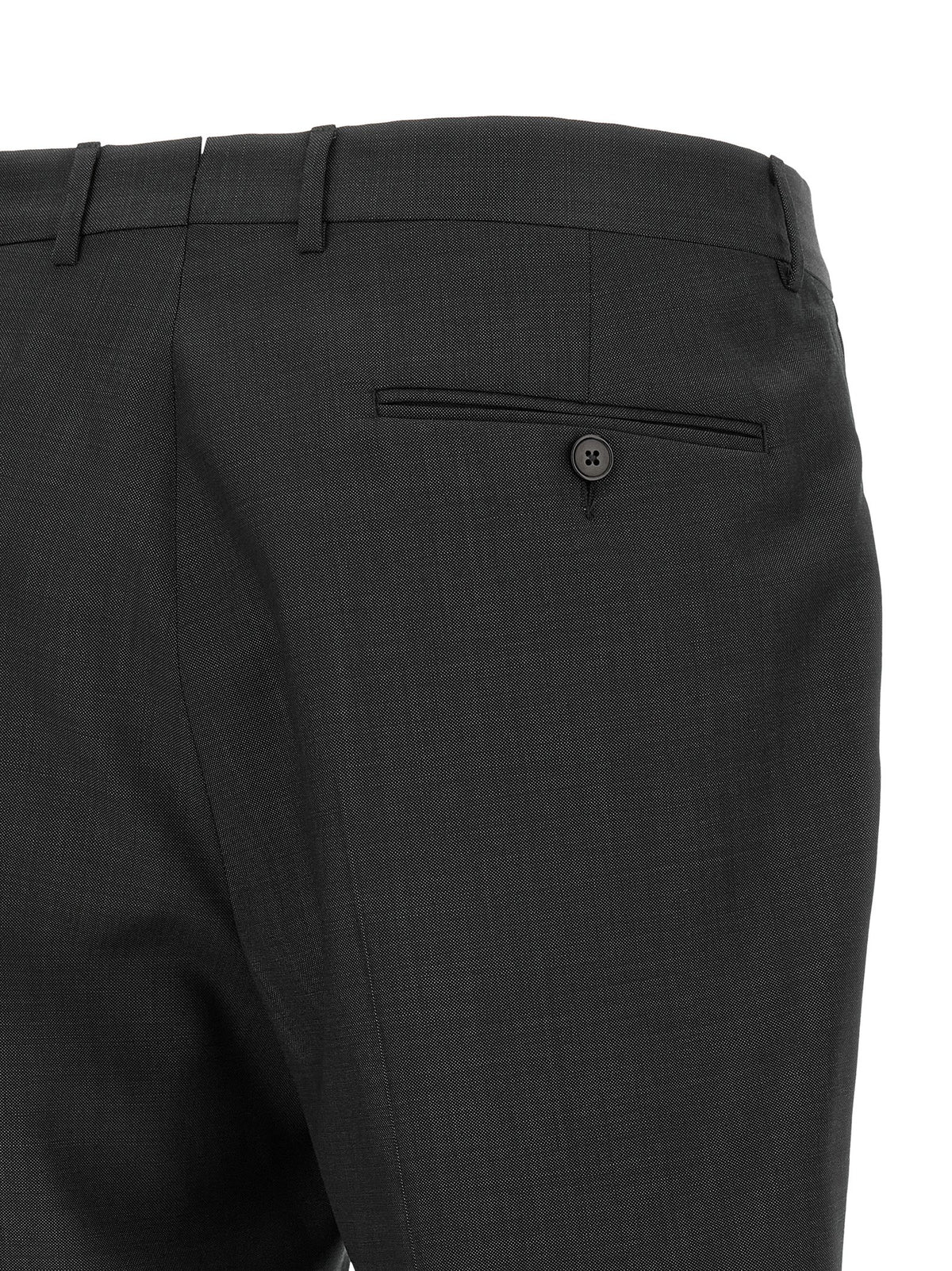 ZEGNA Zweiteiliger Anzug aus grauer Wolle