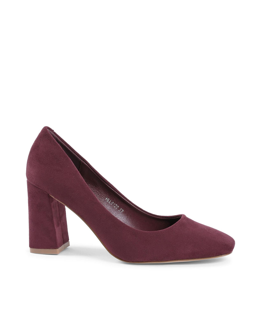 19V69 Italia Bordeaux Plateaupumps aus Stoff