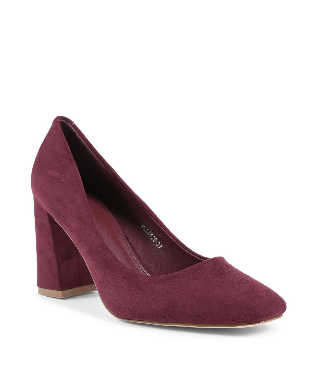 19V69 Italia Bordeaux Plateaupumps aus Stoff