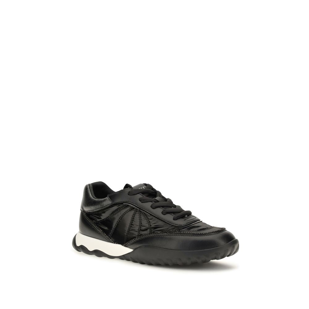 PINKO Schwarze Low-Top-Sneaker aus Stoff