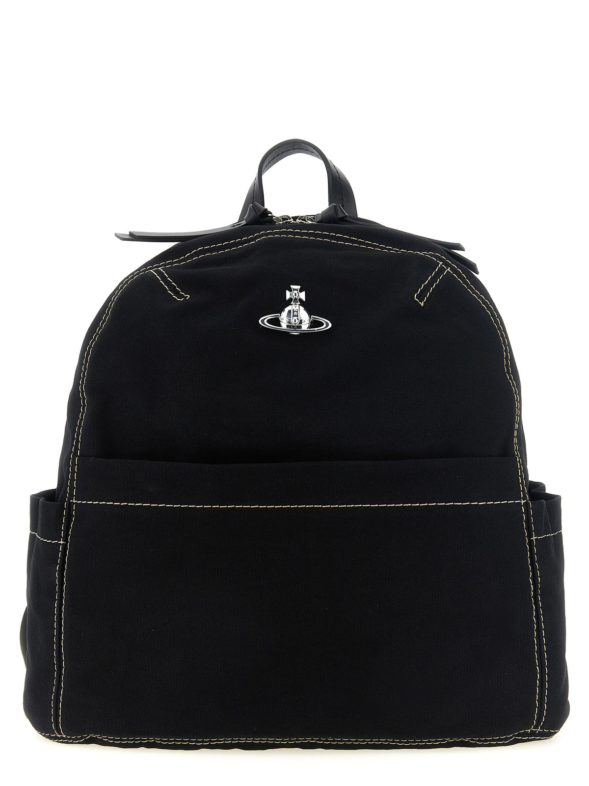 Vivienne Westwood Rucksack aus schwarzer Baumwolle