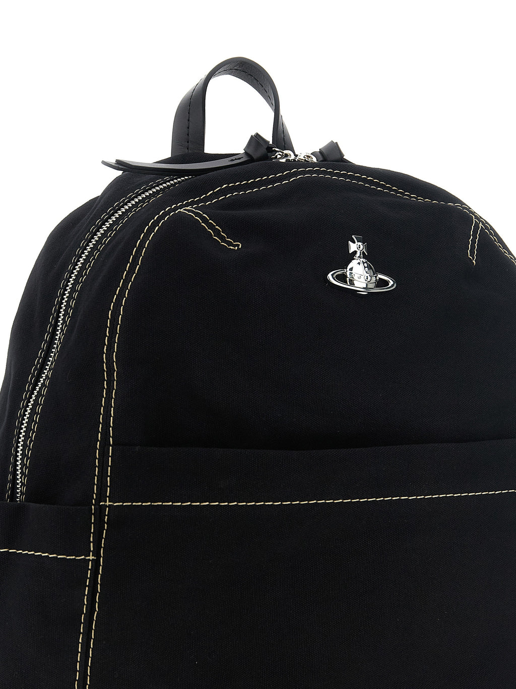 Vivienne Westwood Rucksack aus schwarzer Baumwolle