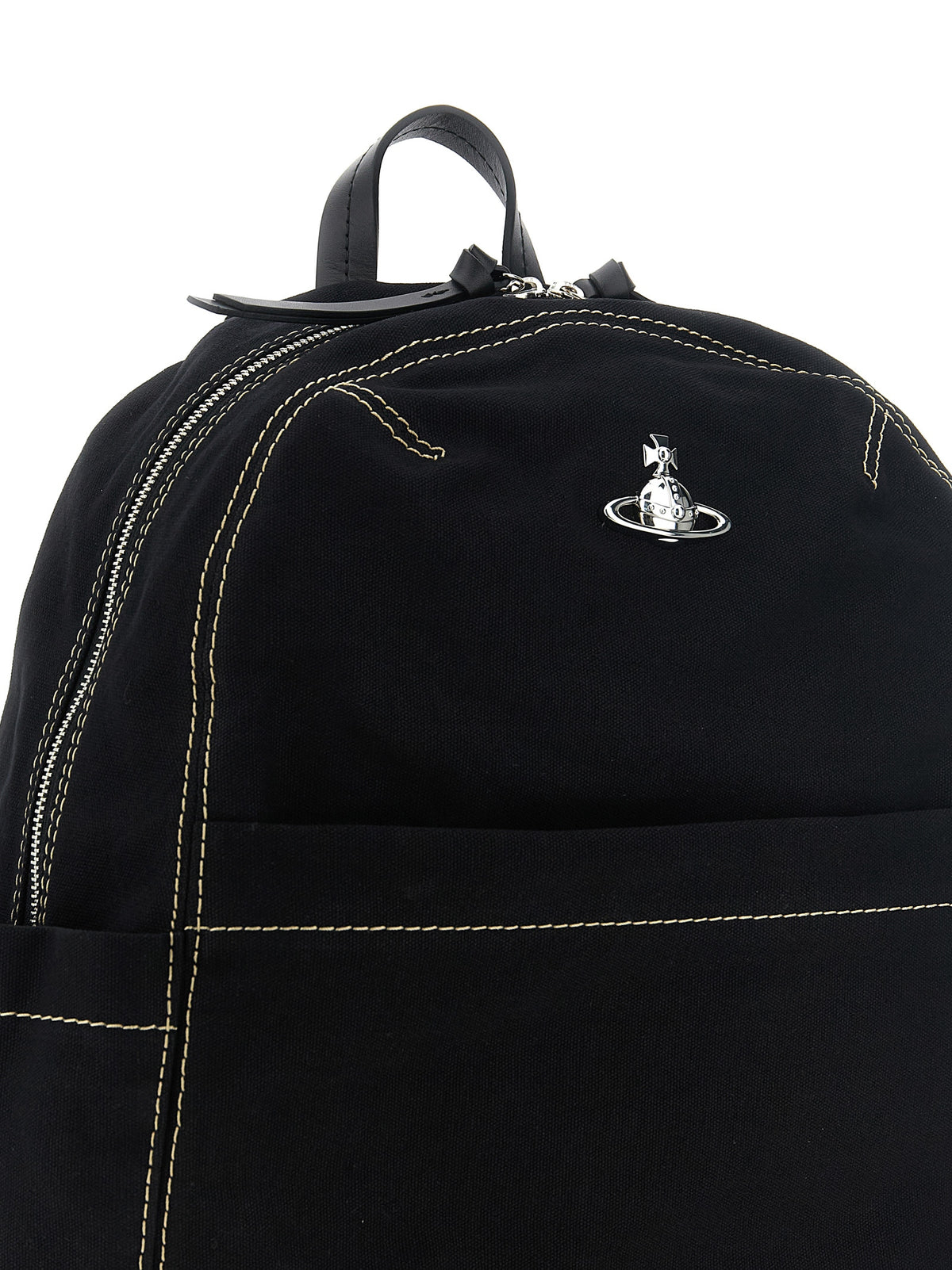 Vivienne Westwood Rucksack aus schwarzer Baumwolle