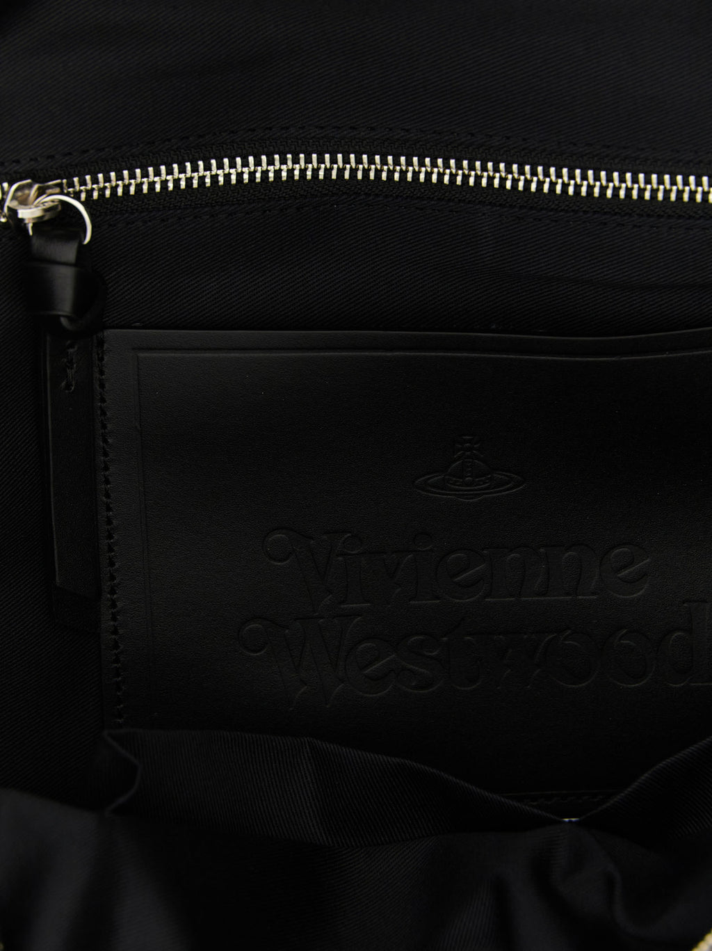 Vivienne Westwood Rucksack aus schwarzer Baumwolle