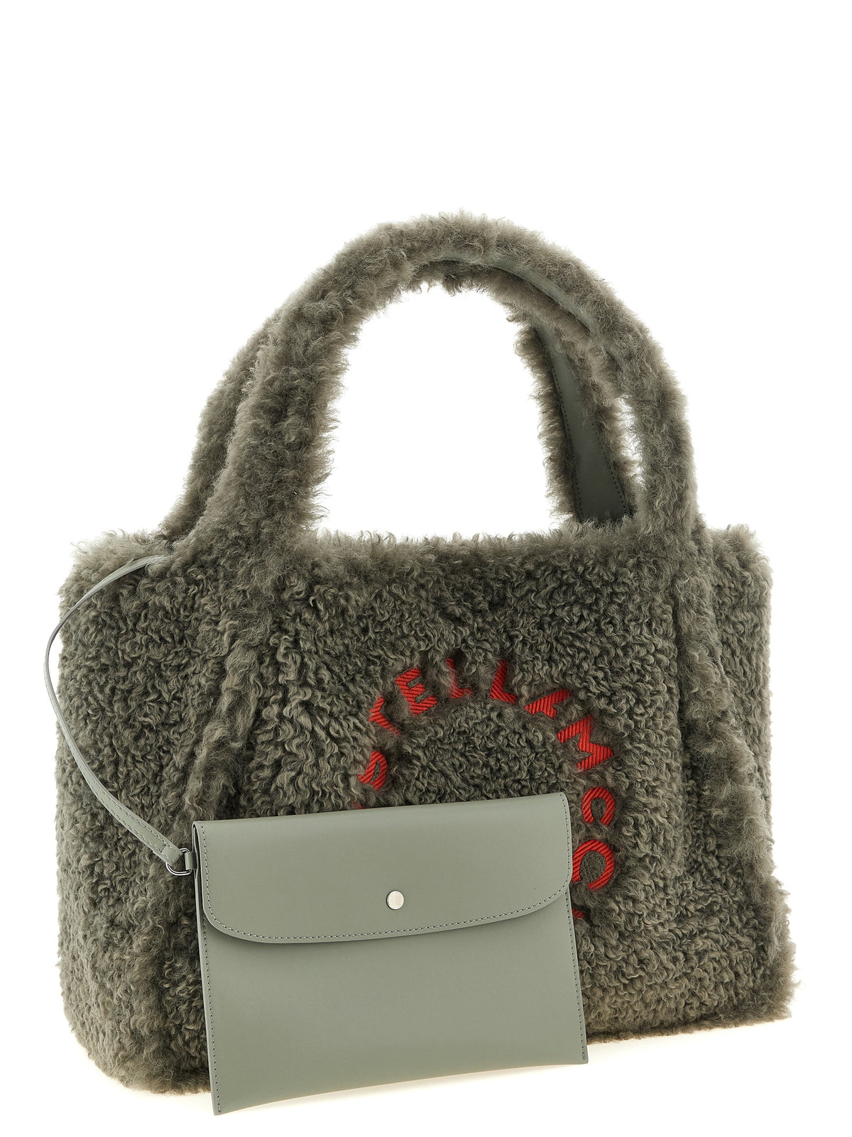 Stella McCartney Tragetasche aus grauem Polyester