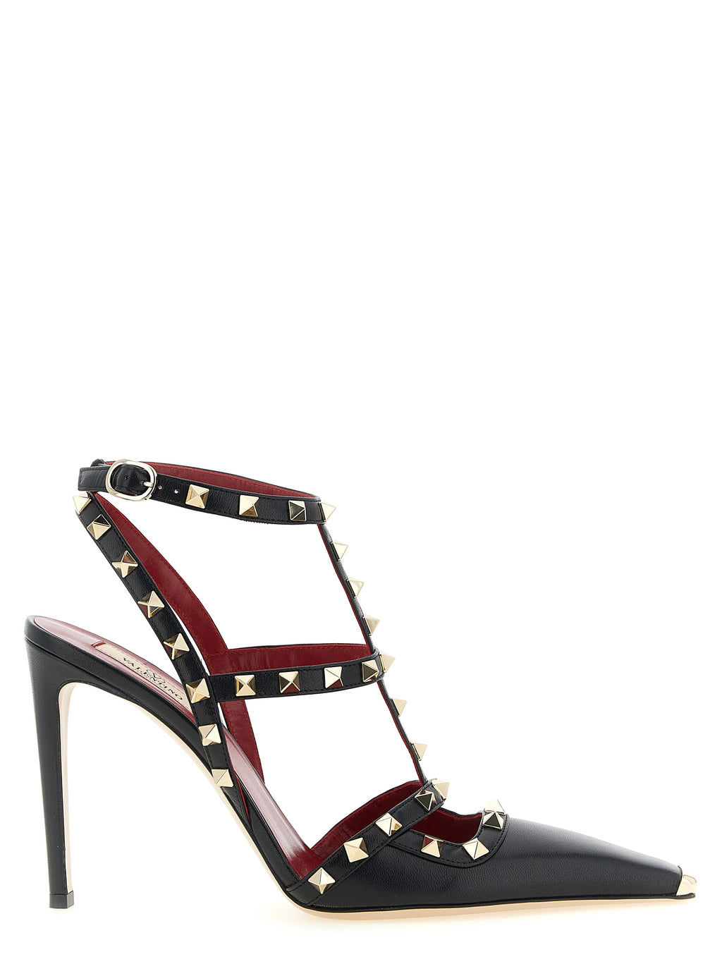 Valentino Garavani Schwarze High-Heel-Pumps aus Kalbsleder