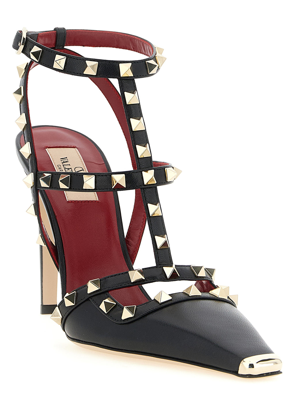 Valentino Garavani Schwarze High-Heel-Pumps aus Kalbsleder