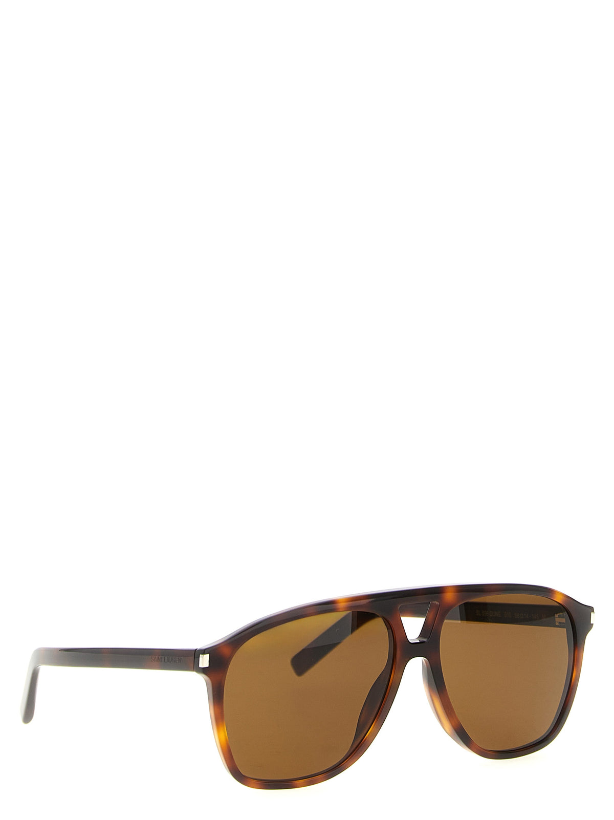 Saint Laurent Braune Acetat-Sonnenbrille