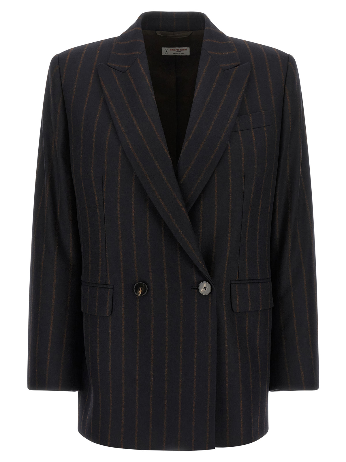 Alberto Biani Blauer Wollblazer