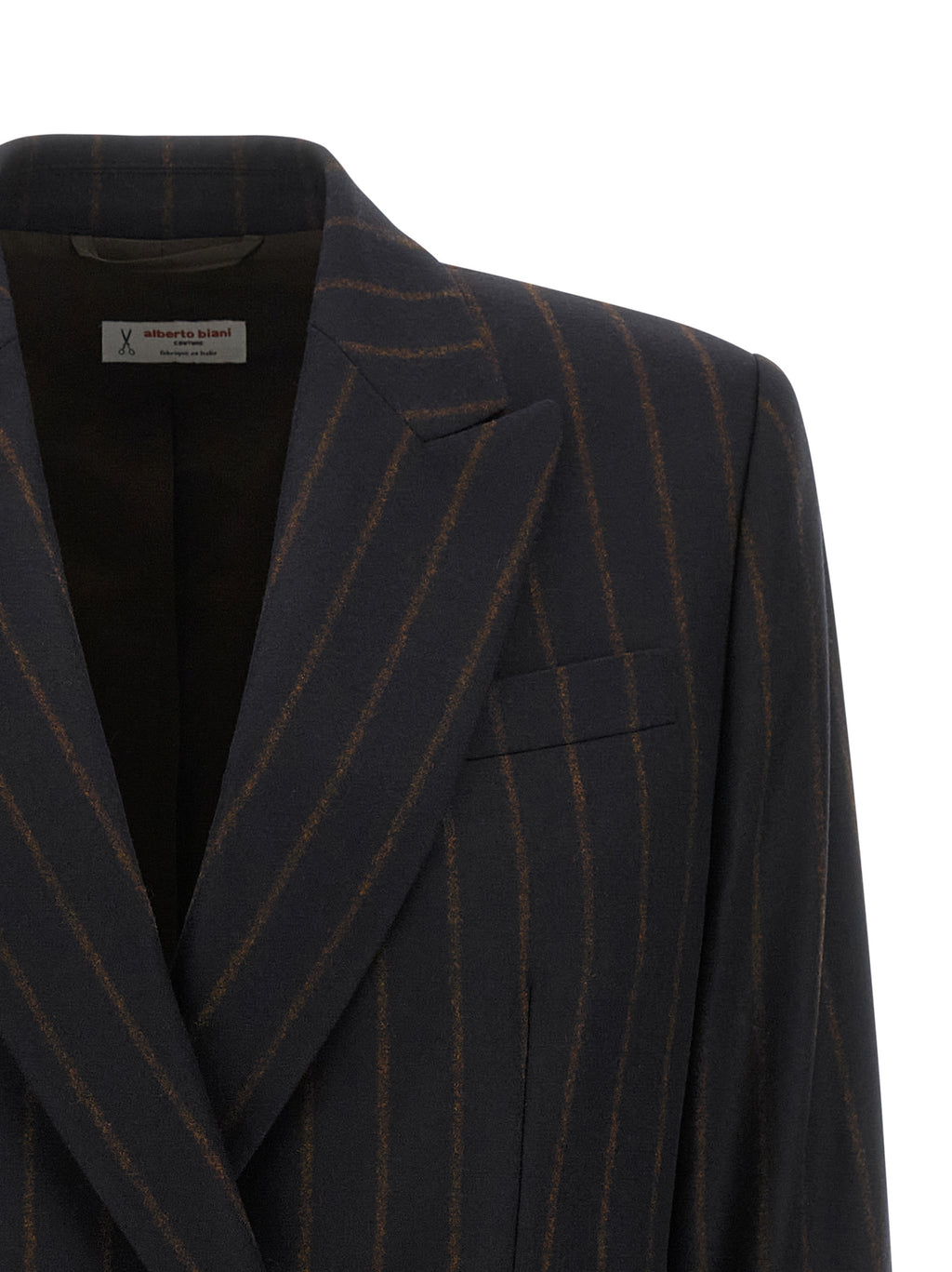 Alberto Biani Blauer Wollblazer