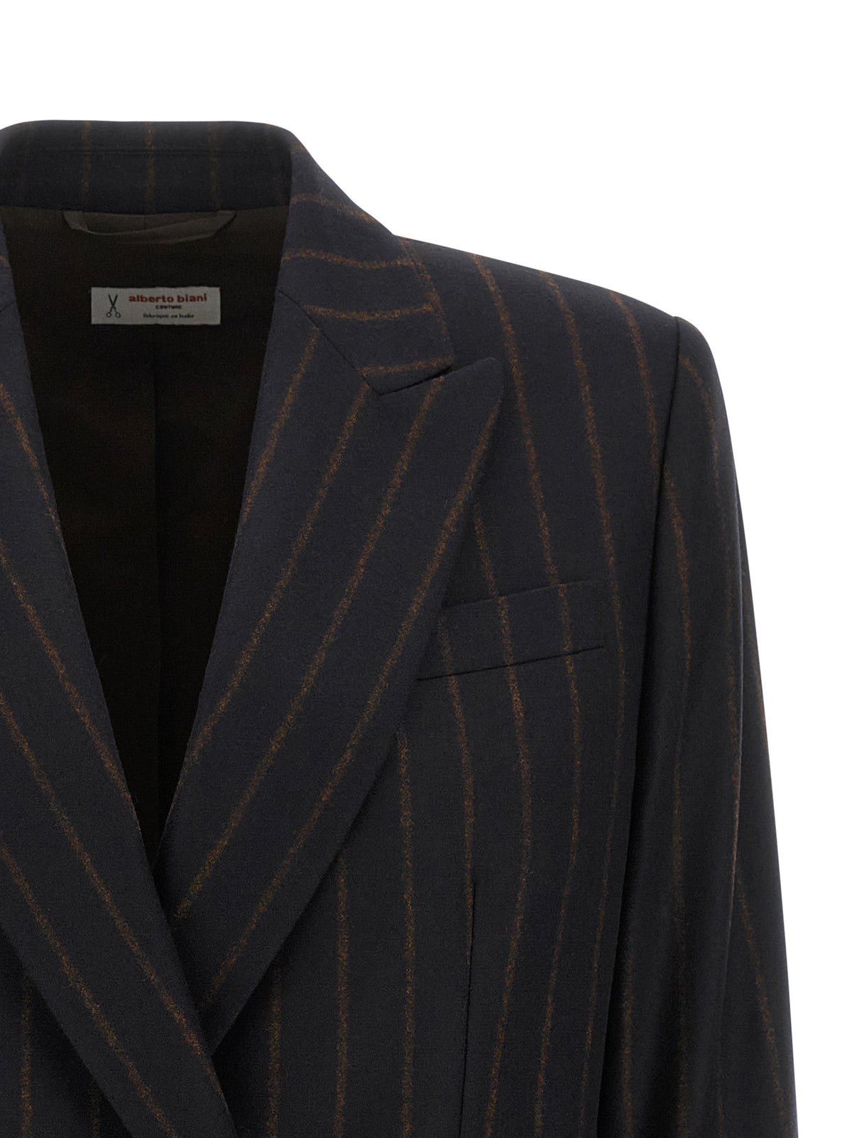 Alberto Biani Blauer Wollblazer