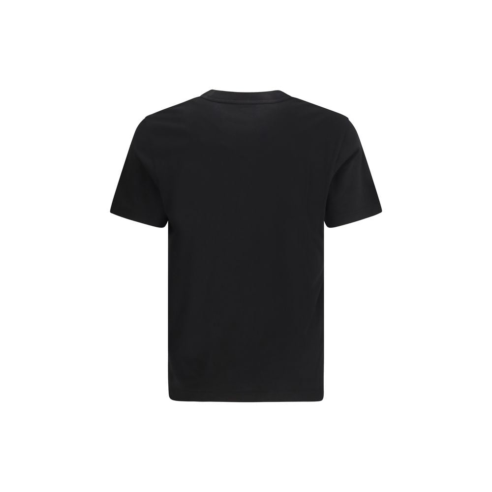 Moncler Schwarzes Baumwoll-T-Shirt