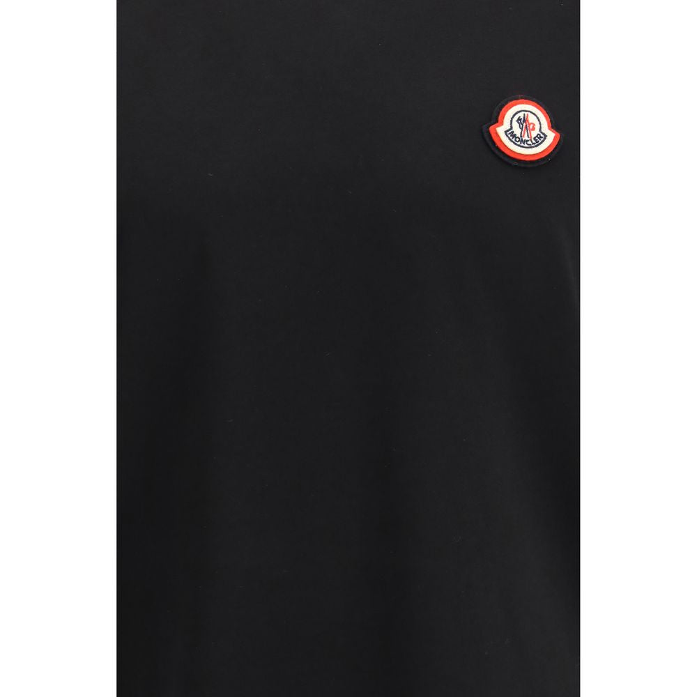 Moncler Schwarzes Baumwoll-T-Shirt
