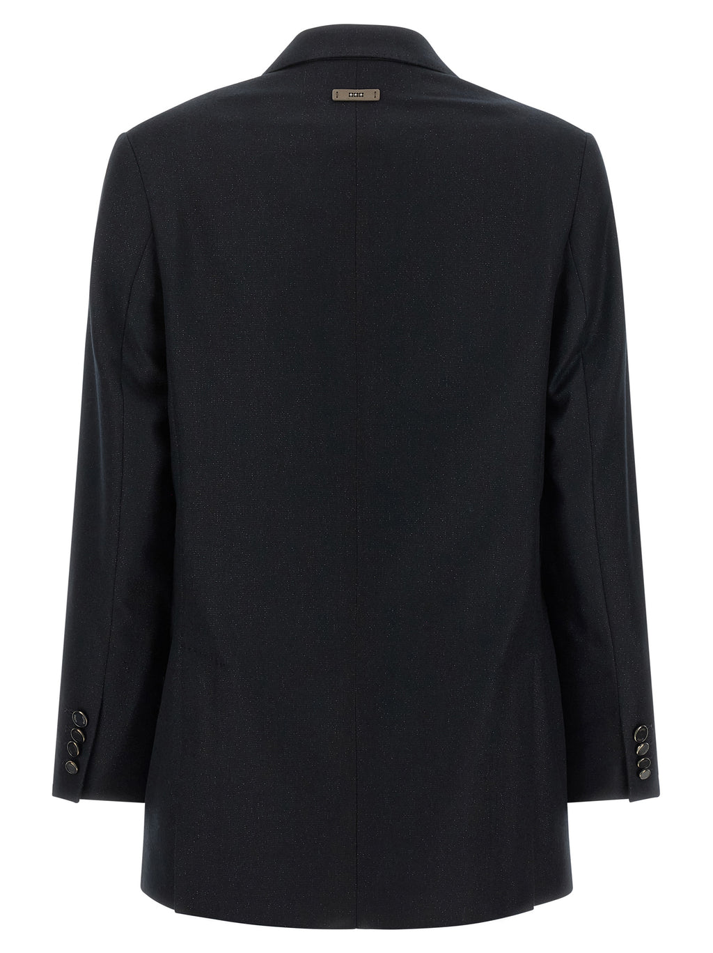 Peserico Schwarzer Blazer aus Schurwolle