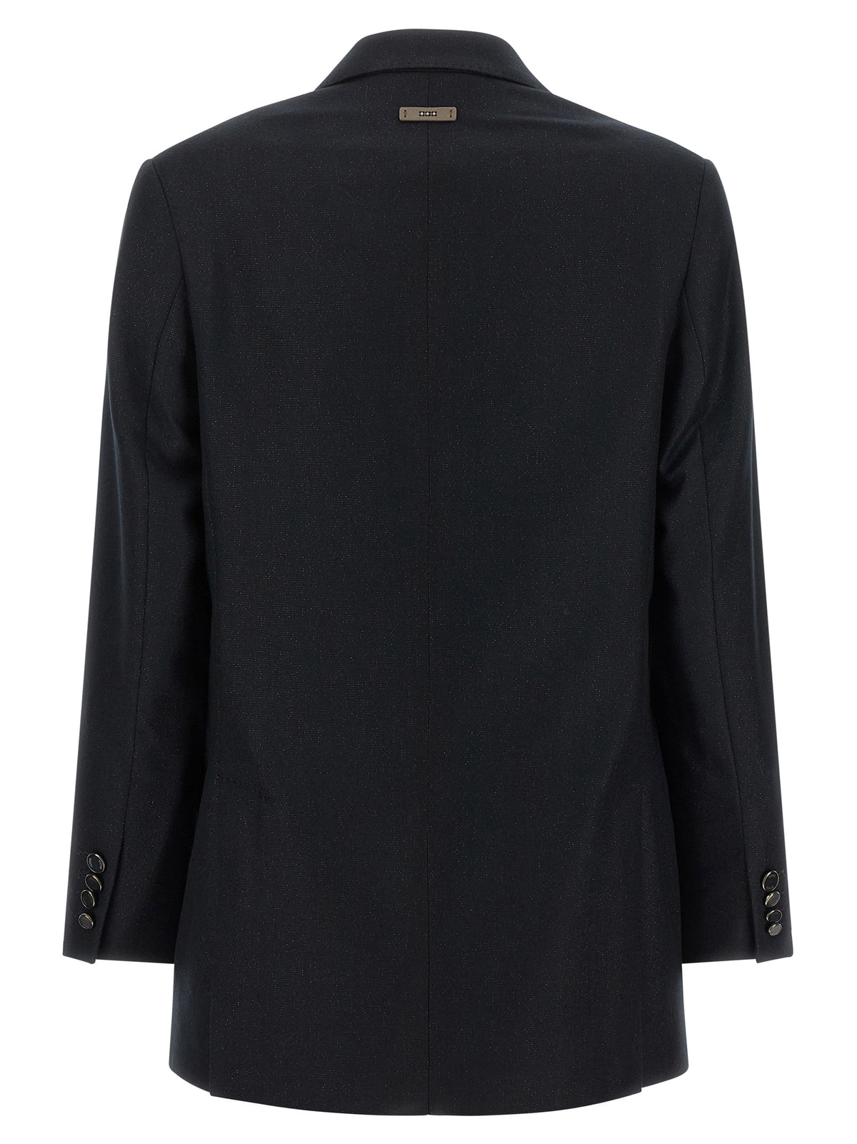 Peserico Schwarzer Blazer aus Schurwolle