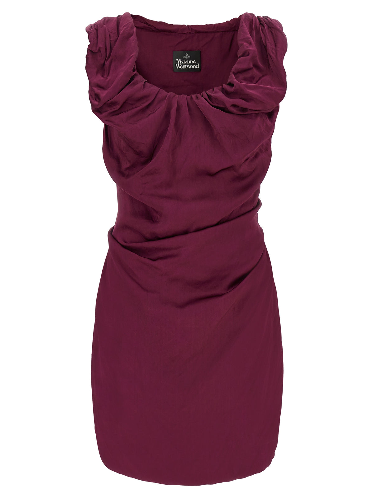 Vivienne Westwood Bordeaux Viskose Kurzes Kleid