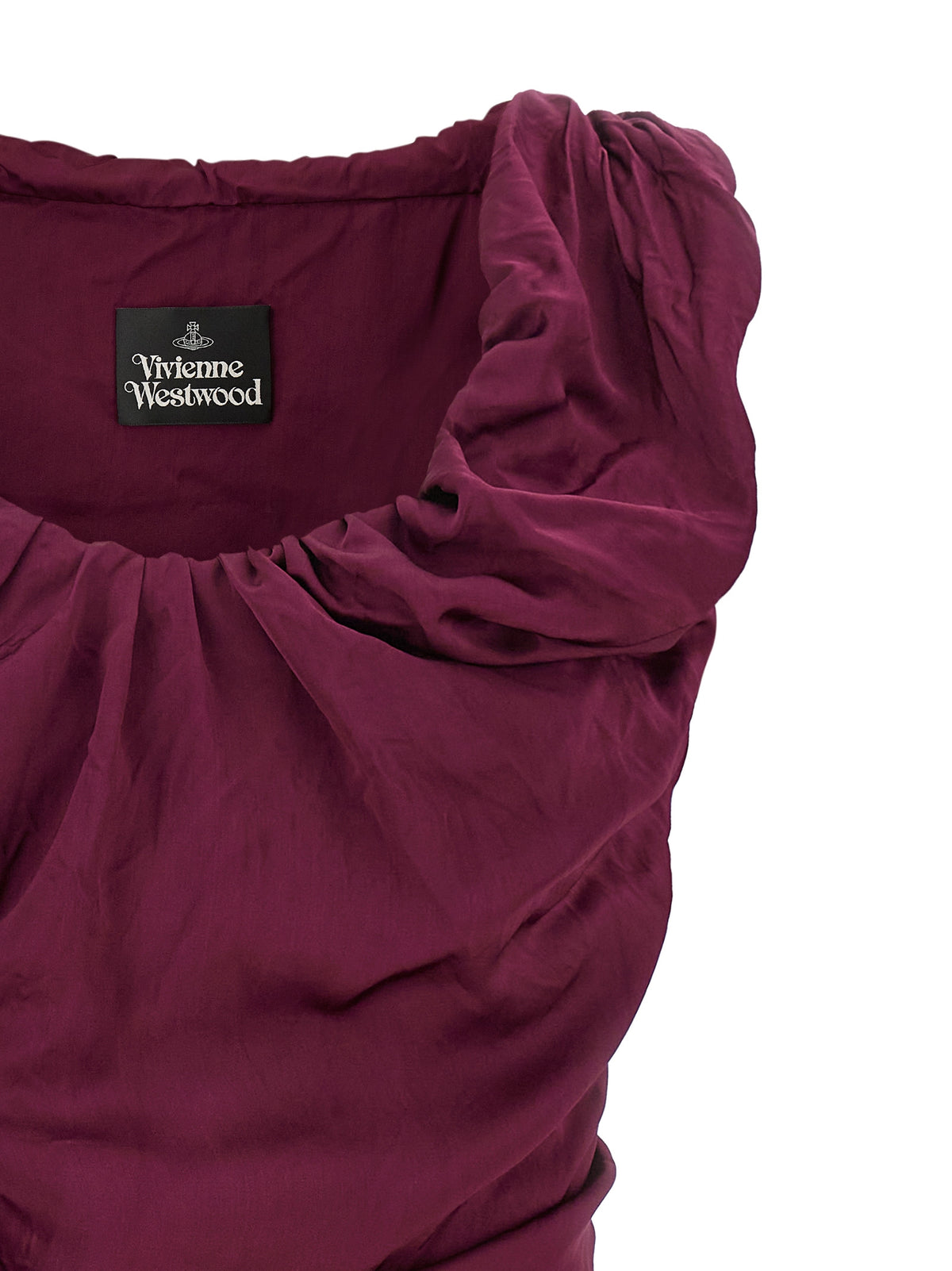 Vivienne Westwood Bordeaux Viskose Kurzes Kleid