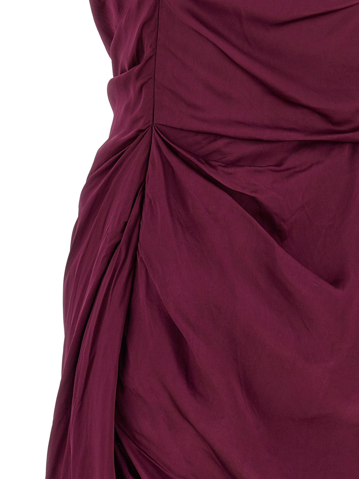 Vivienne Westwood Bordeaux Viskose Kurzes Kleid
