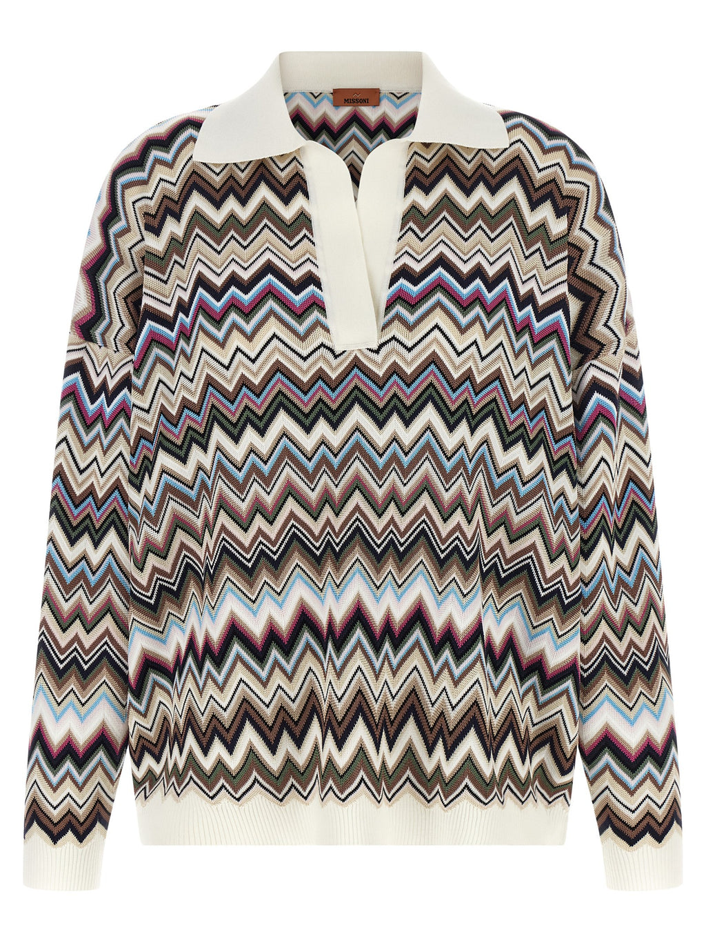 Missoni Multicolor Viscose Polo Shirt