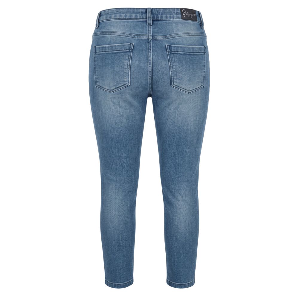 Philipp Plein Blaue Jeans für Damen aus Baumwolle