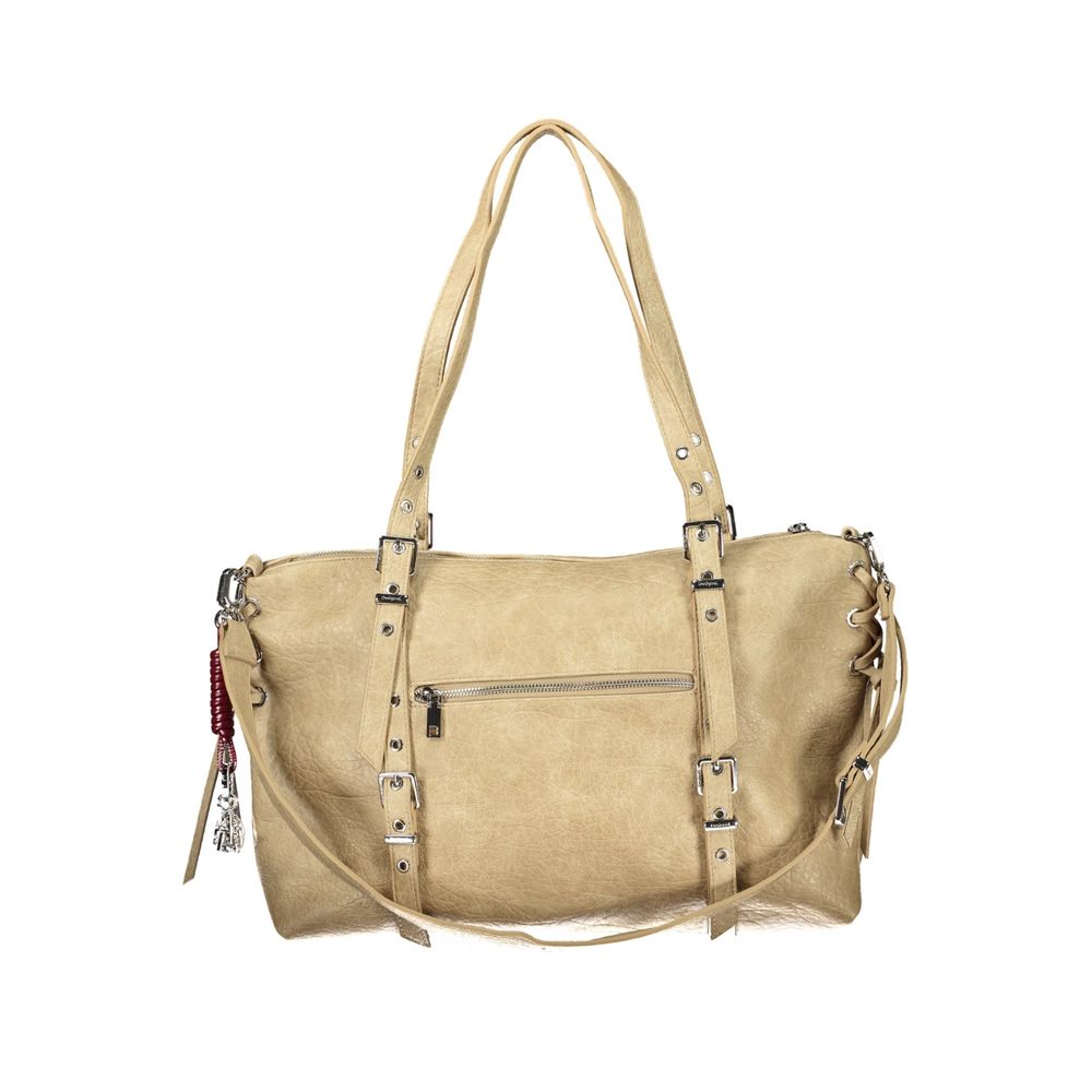 Desigual Beige Polyurethan Damen Tasche