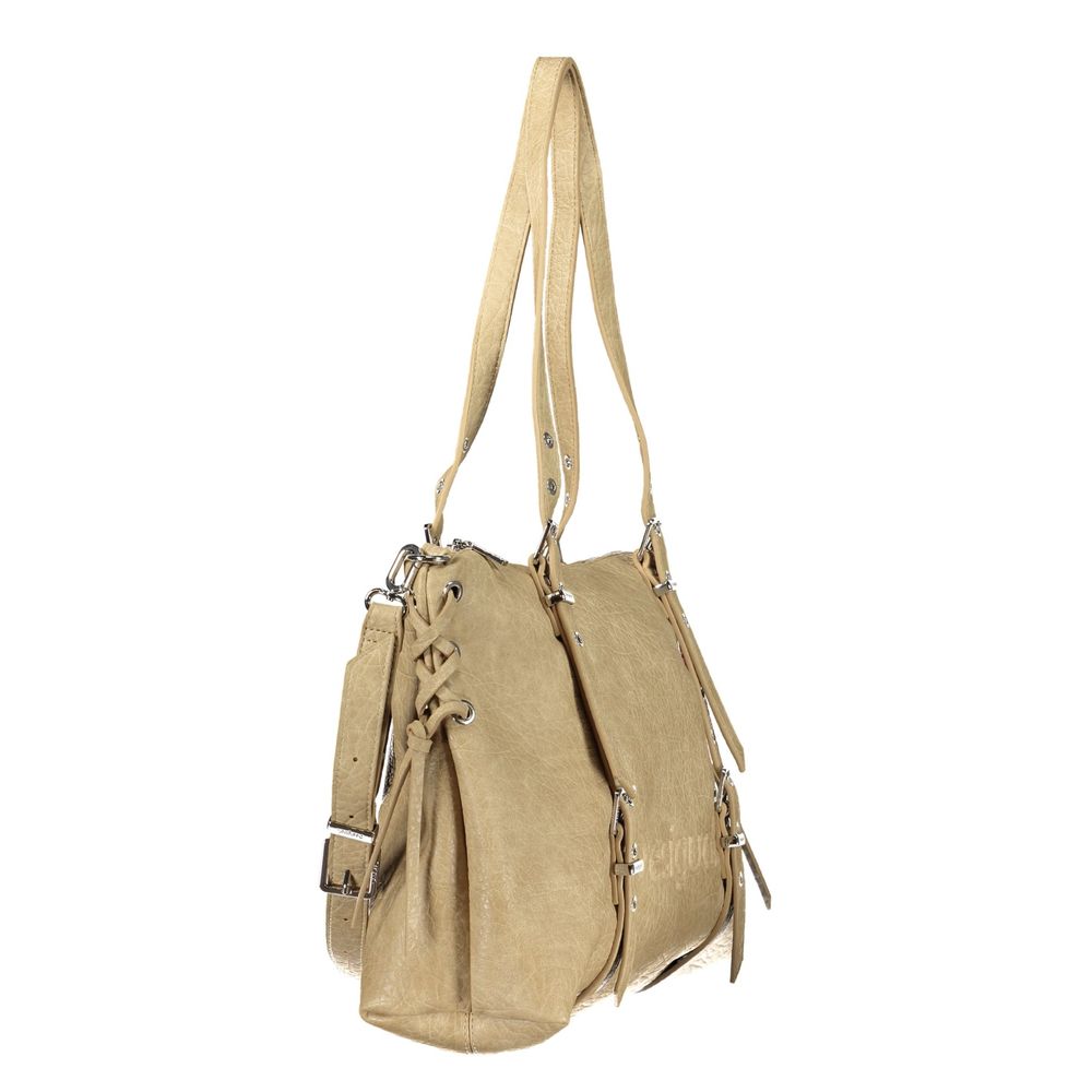 Desigual Beige Polyurethan Damen Tasche