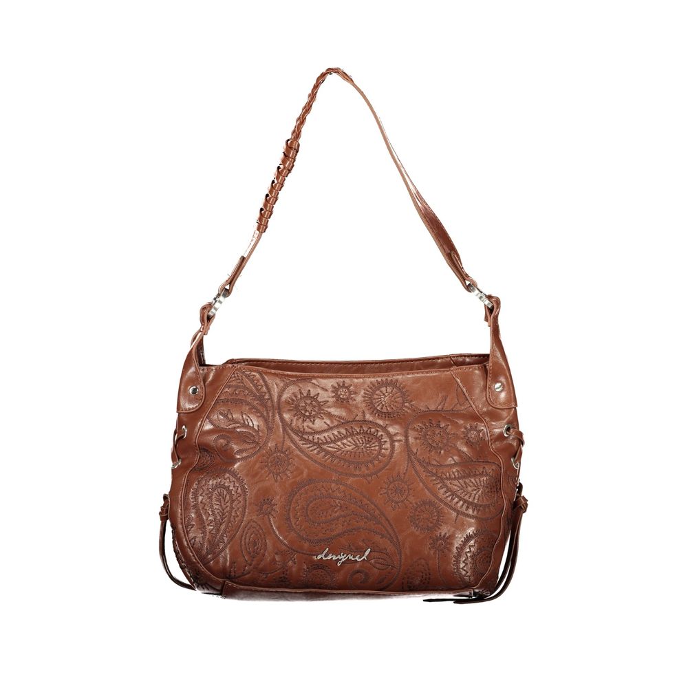 Desigual Damen-Tasche aus braunem Polyurethan