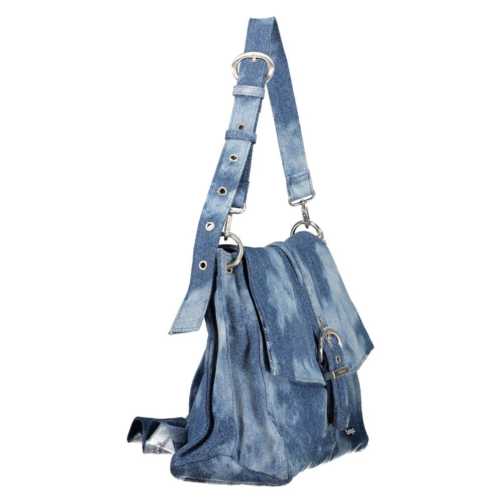 Desigual Damen-Baumwolltasche, Blau