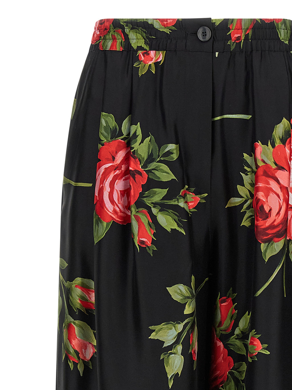 Dolce & Gabbana Black Silk Pants