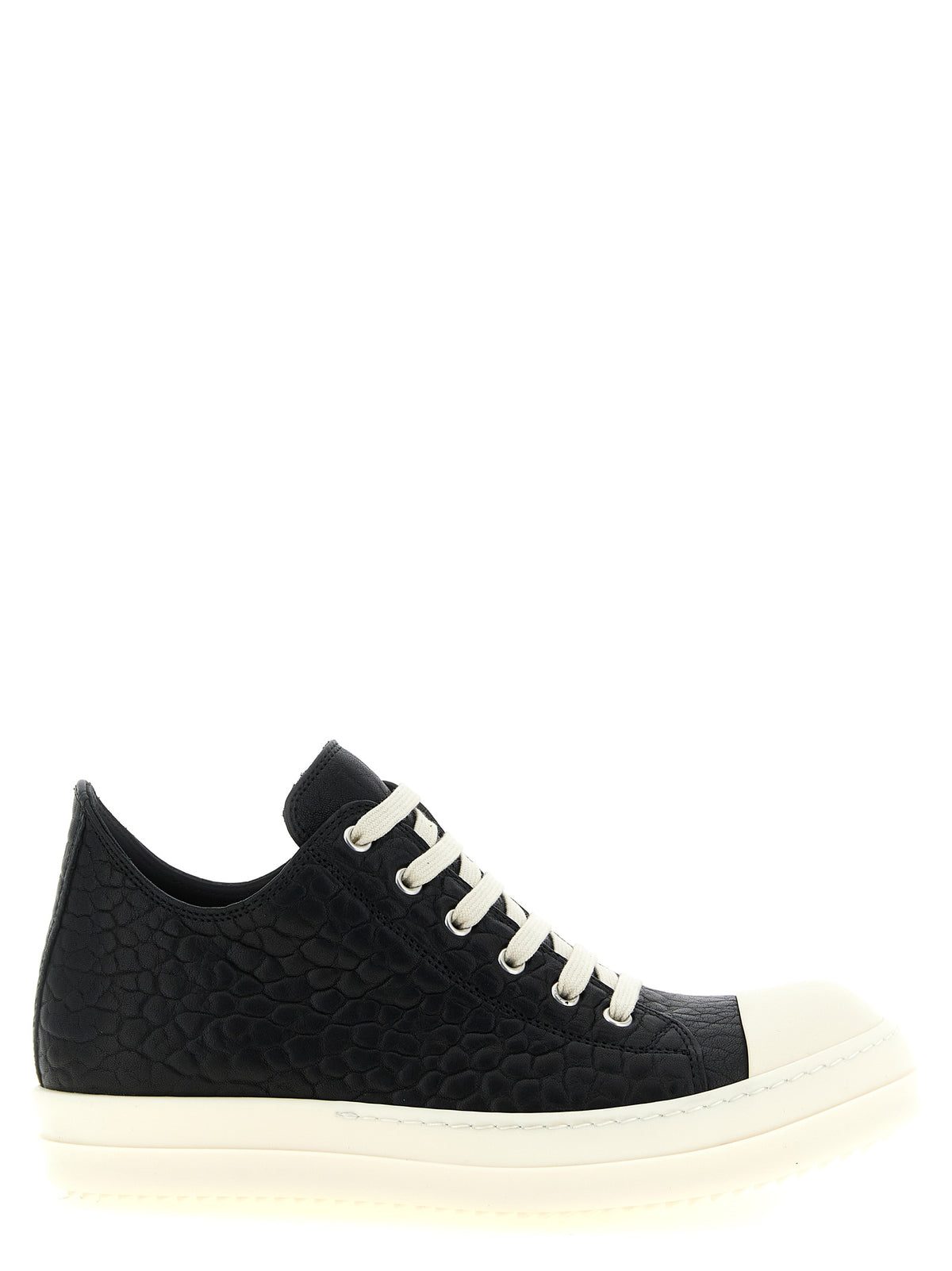 Rick Owens Bicolor Lammleder Low Top Sneaker
