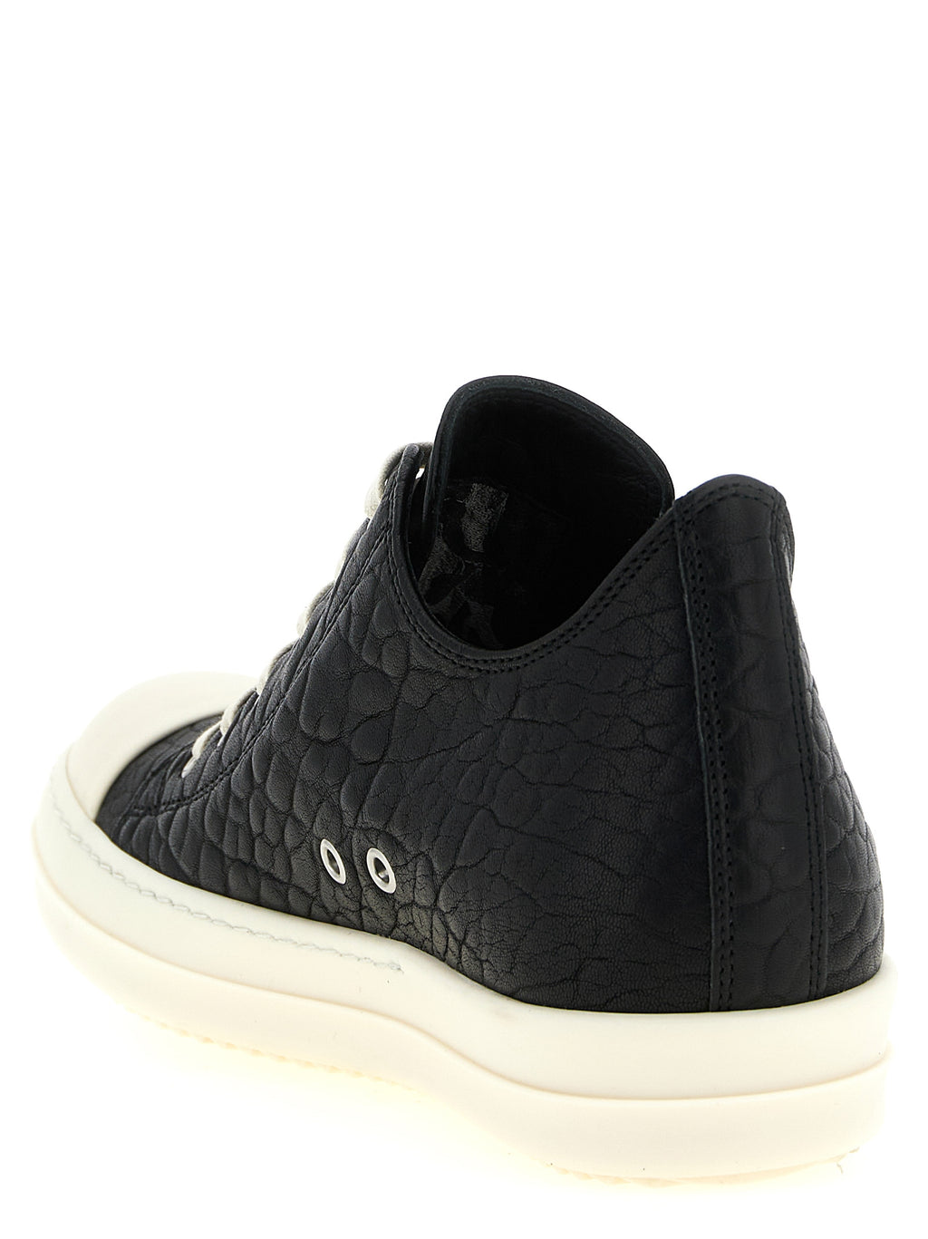 Rick Owens Bicolor Lammleder Low Top Sneaker