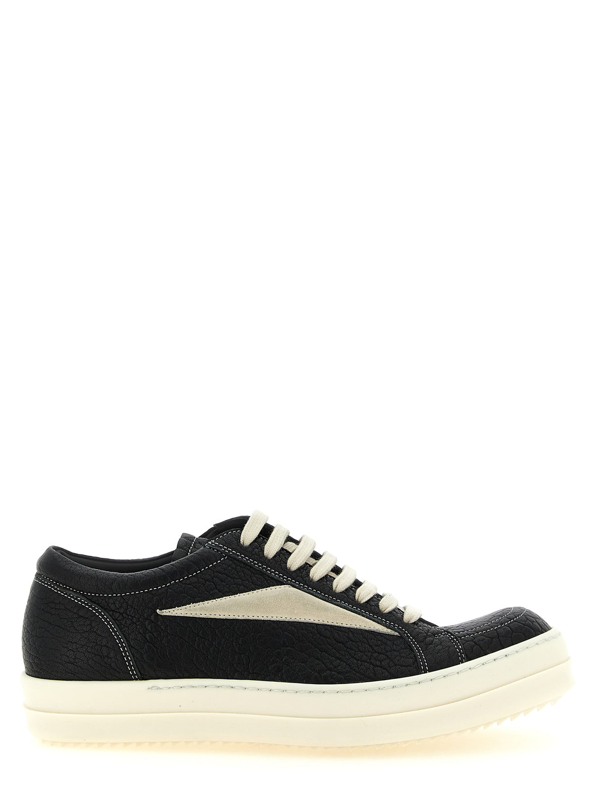 Rick Owens Bicolor Lammleder Low Top Sneaker