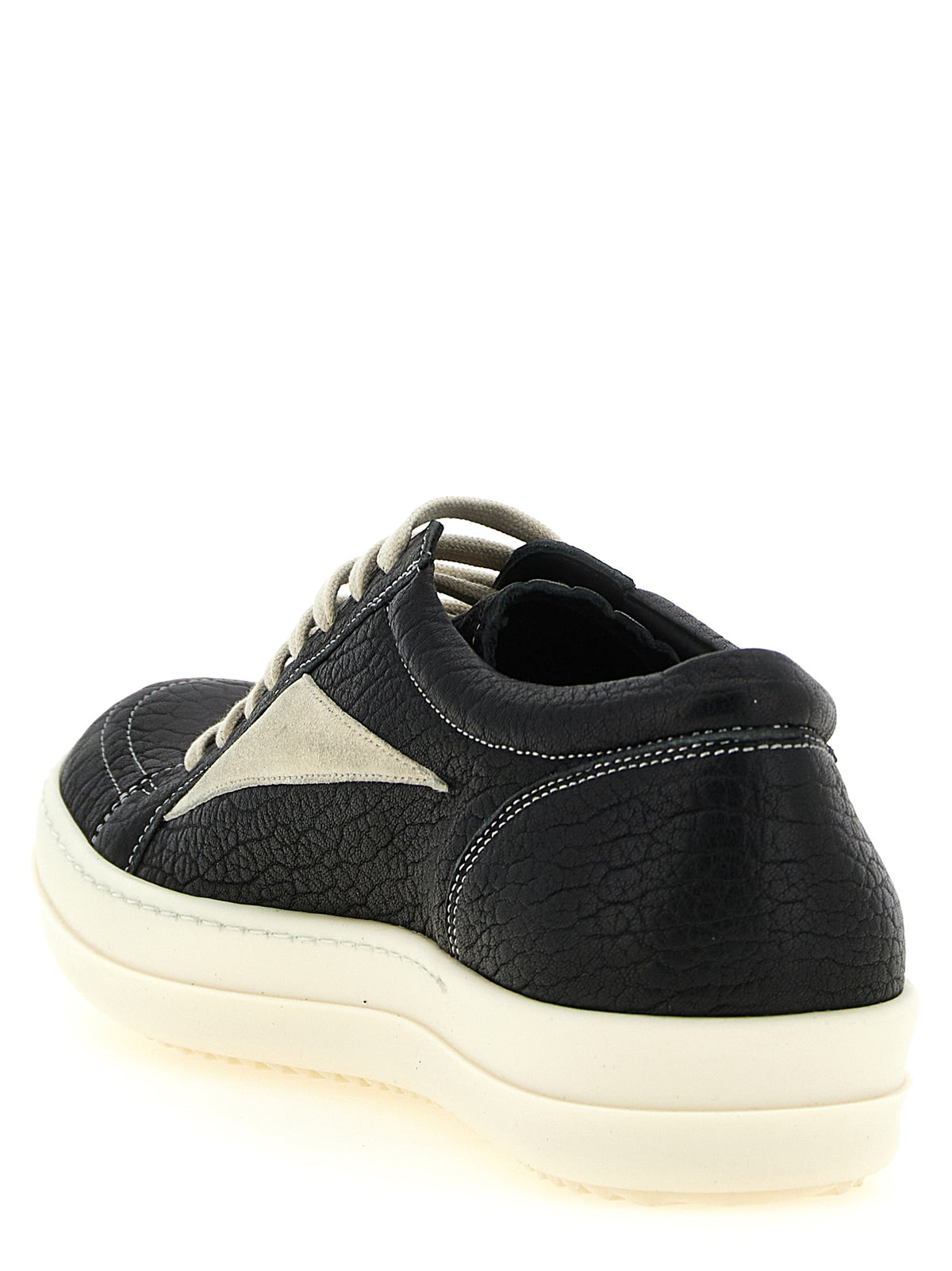 Rick Owens Bicolor Lammleder Low Top Sneaker