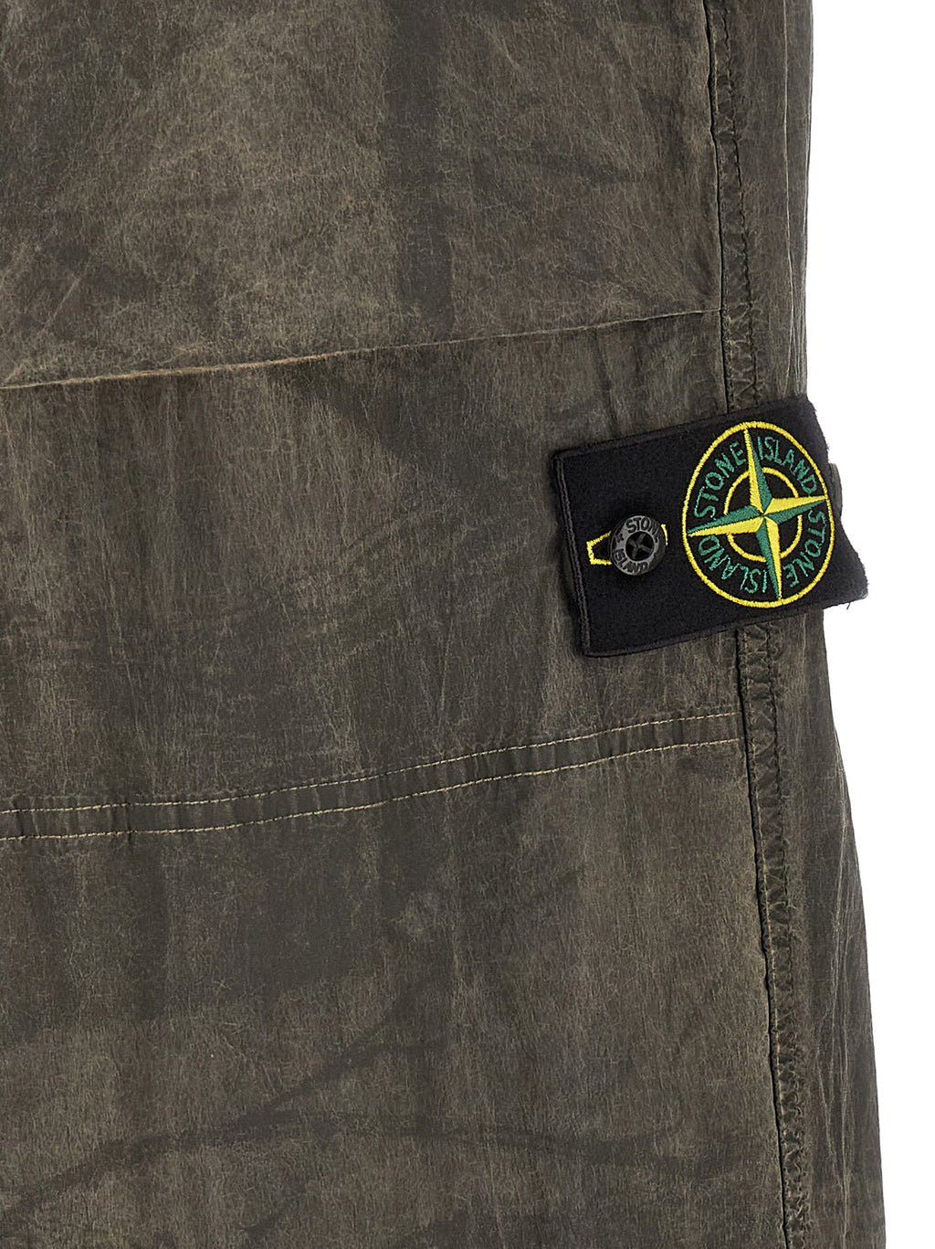 Stone Island Graue Freizeithose aus Polyamid