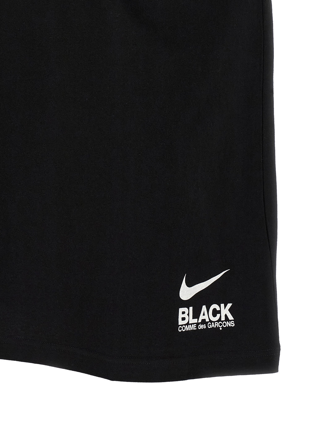 Comme Des Garçons Schwarzes Baumwoll-T-Shirt