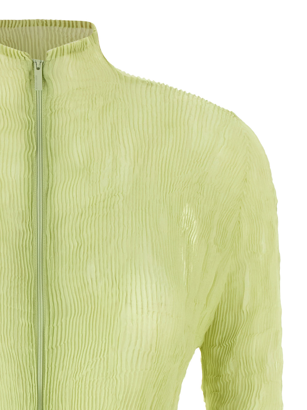 Issey Miyake Bicolor Polyester-Cardigan