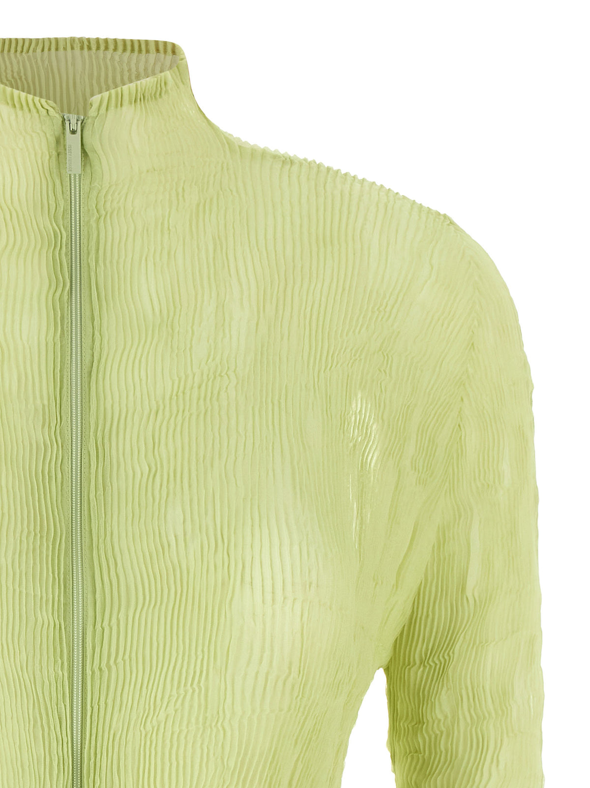 Issey Miyake Bicolor Polyester-Cardigan