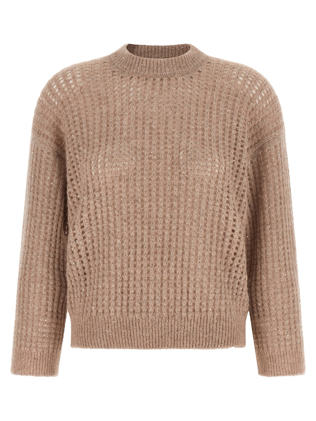 Peserico Beige Polyamid-Strickjacke