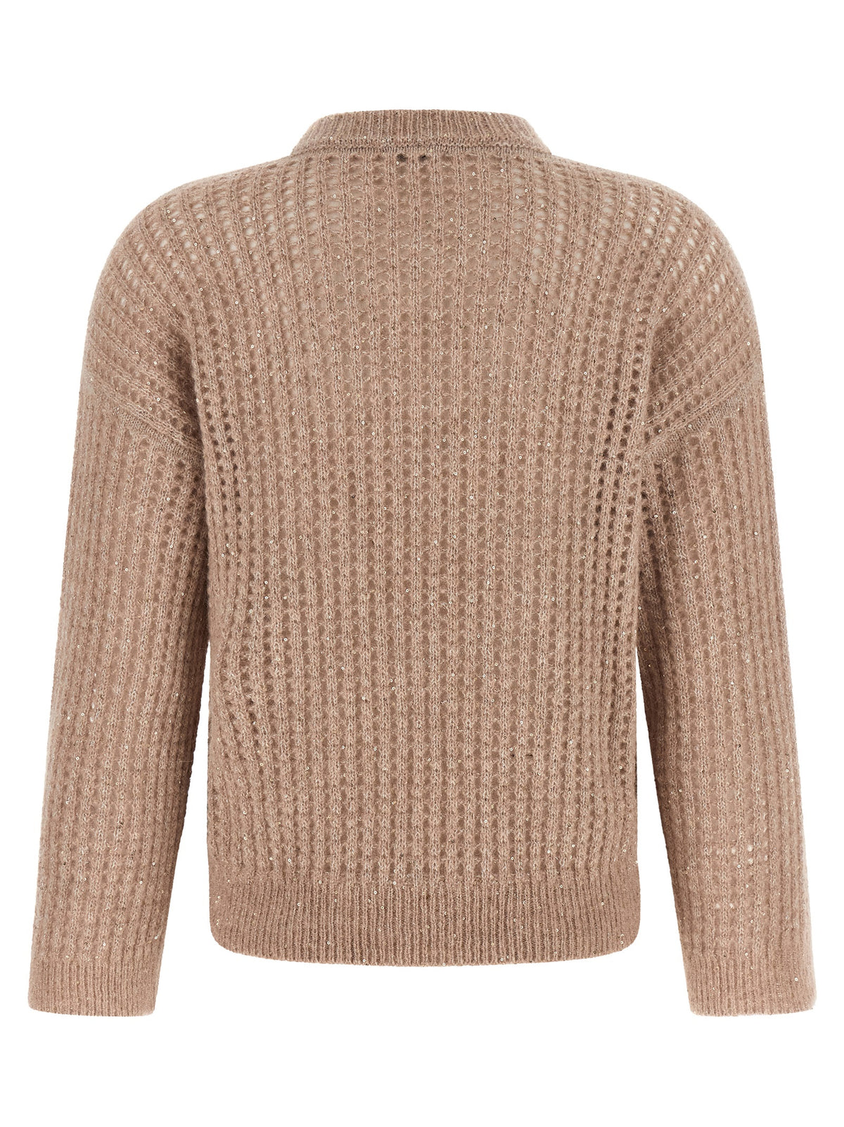 Peserico Beige Polyamid-Strickjacke