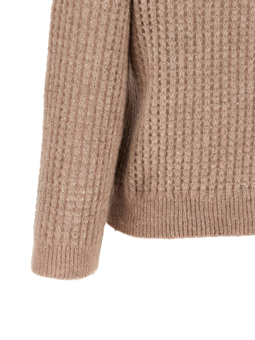 Peserico Beige Polyamid-Strickjacke