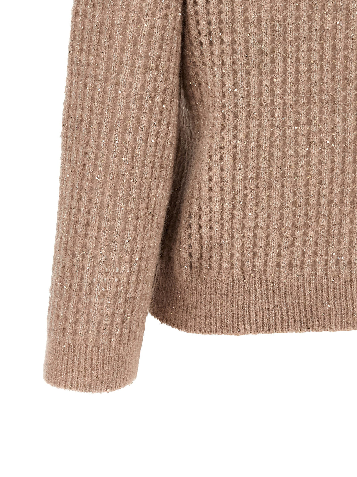 Peserico Beige Polyamid-Strickjacke