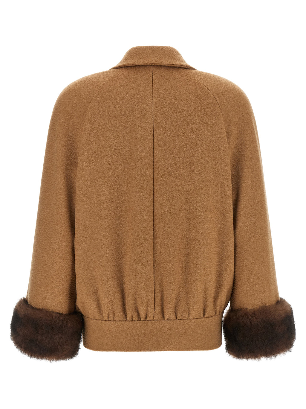 Valentino Garavani Bomber aus braunem Lammfell