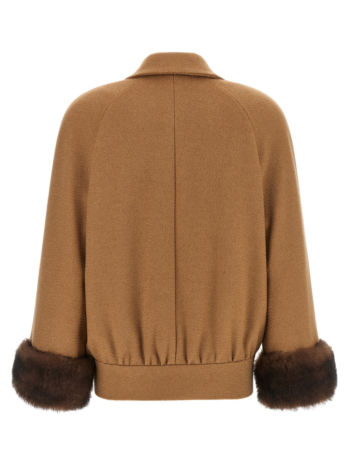 Valentino Garavani Bomber aus braunem Lammfell