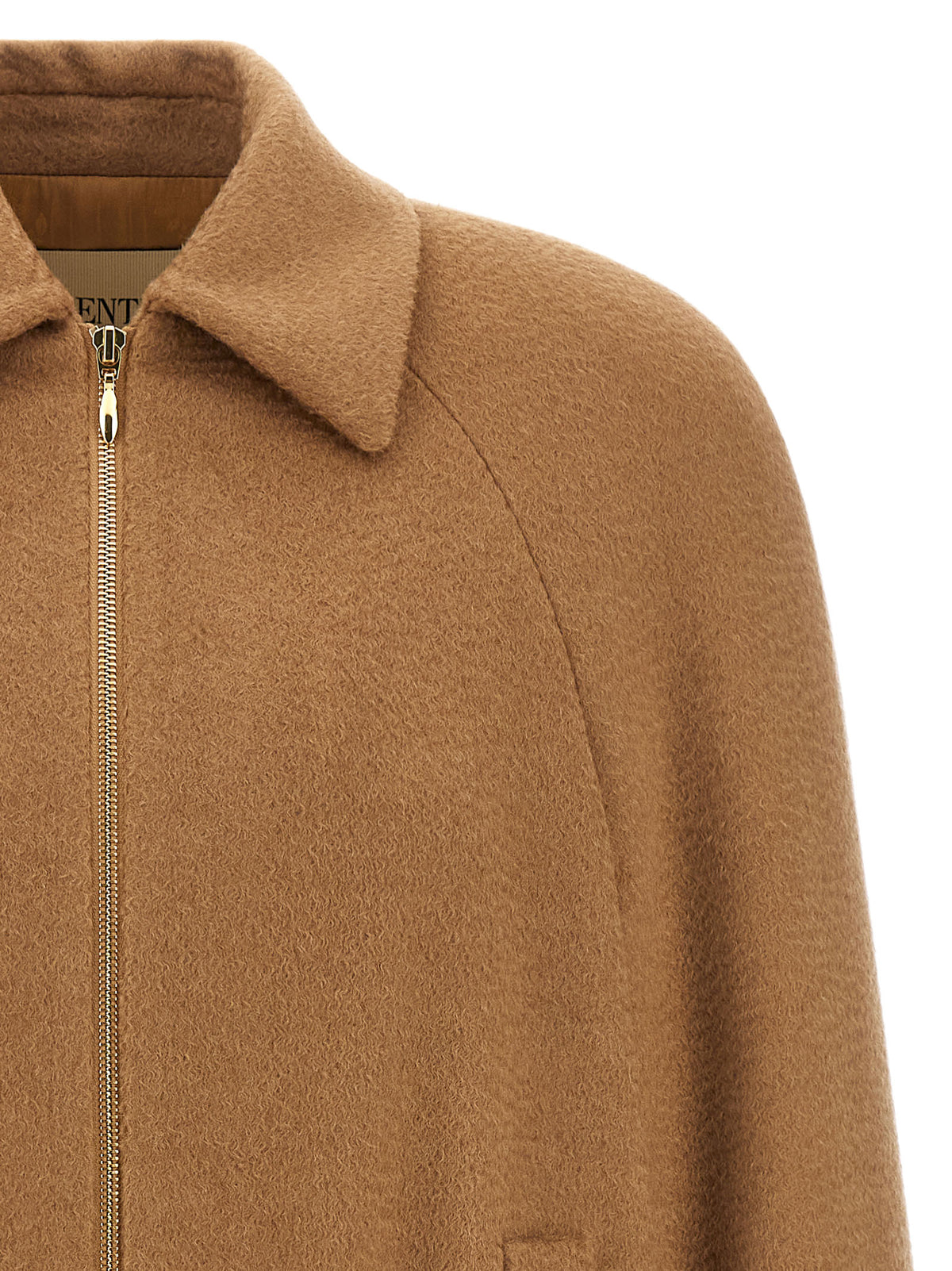 Valentino Garavani Bomber aus braunem Lammfell