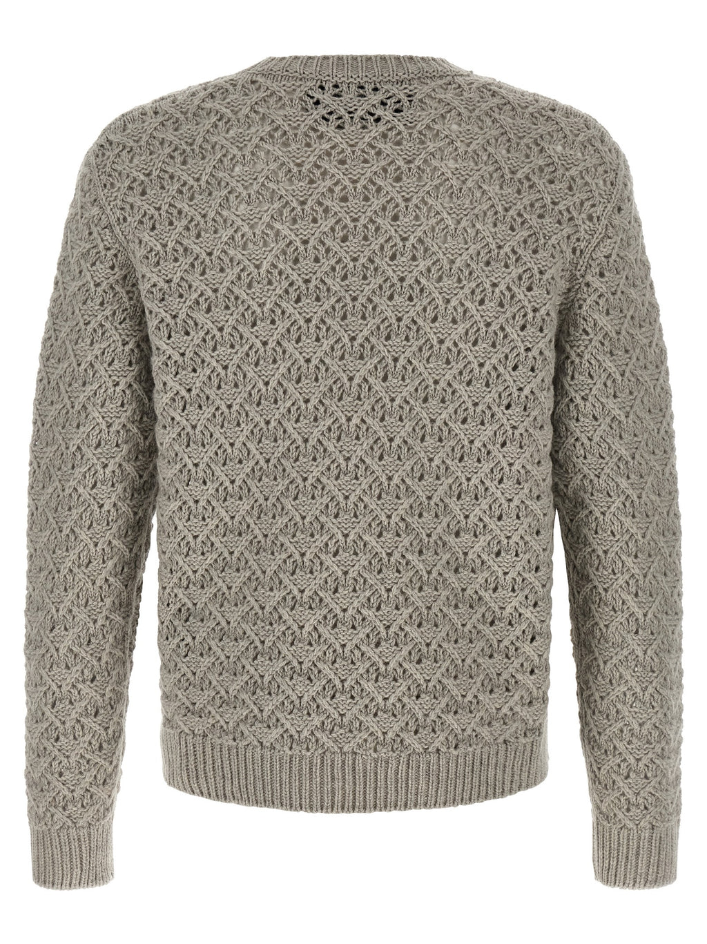 Valentino Garavani Grau Strickjacke aus Schurwolle