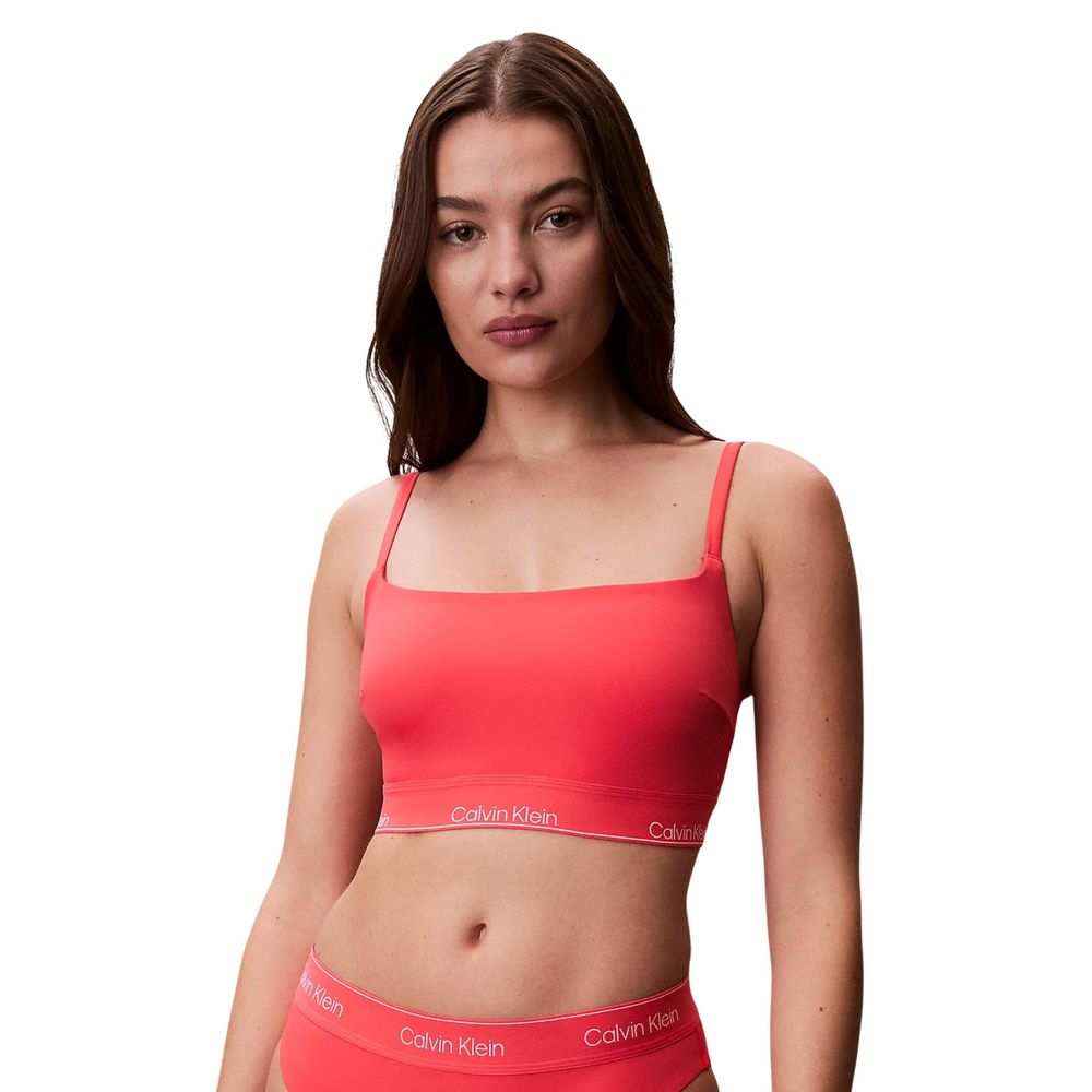 Calvin Klein Jeans Orangefarbener Bikini aus recyceltem Polyester