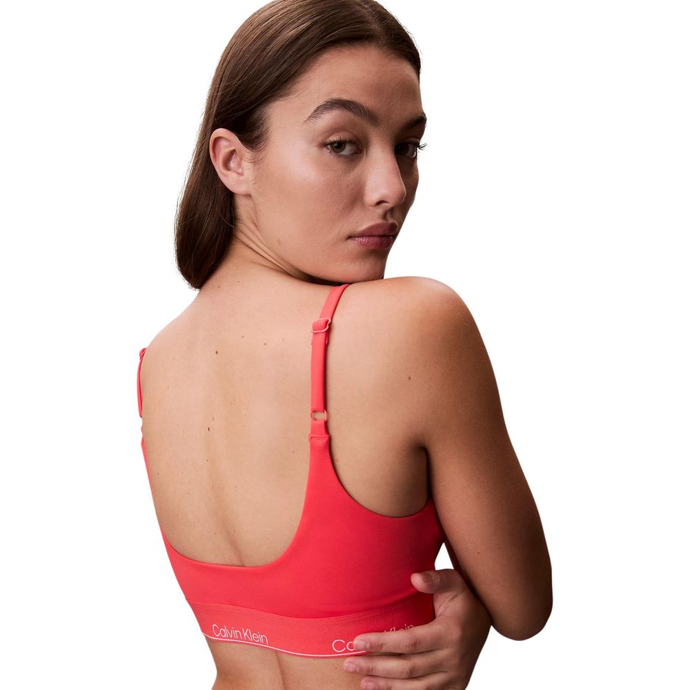 Calvin Klein Jeans Orangefarbener Bikini aus recyceltem Polyester