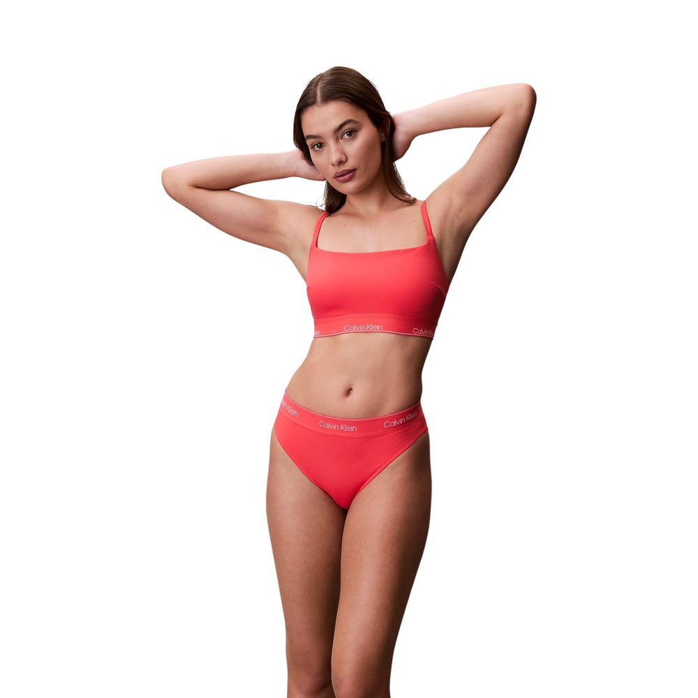 Calvin Klein Jeans Orangefarbener Bikini aus recyceltem Polyester