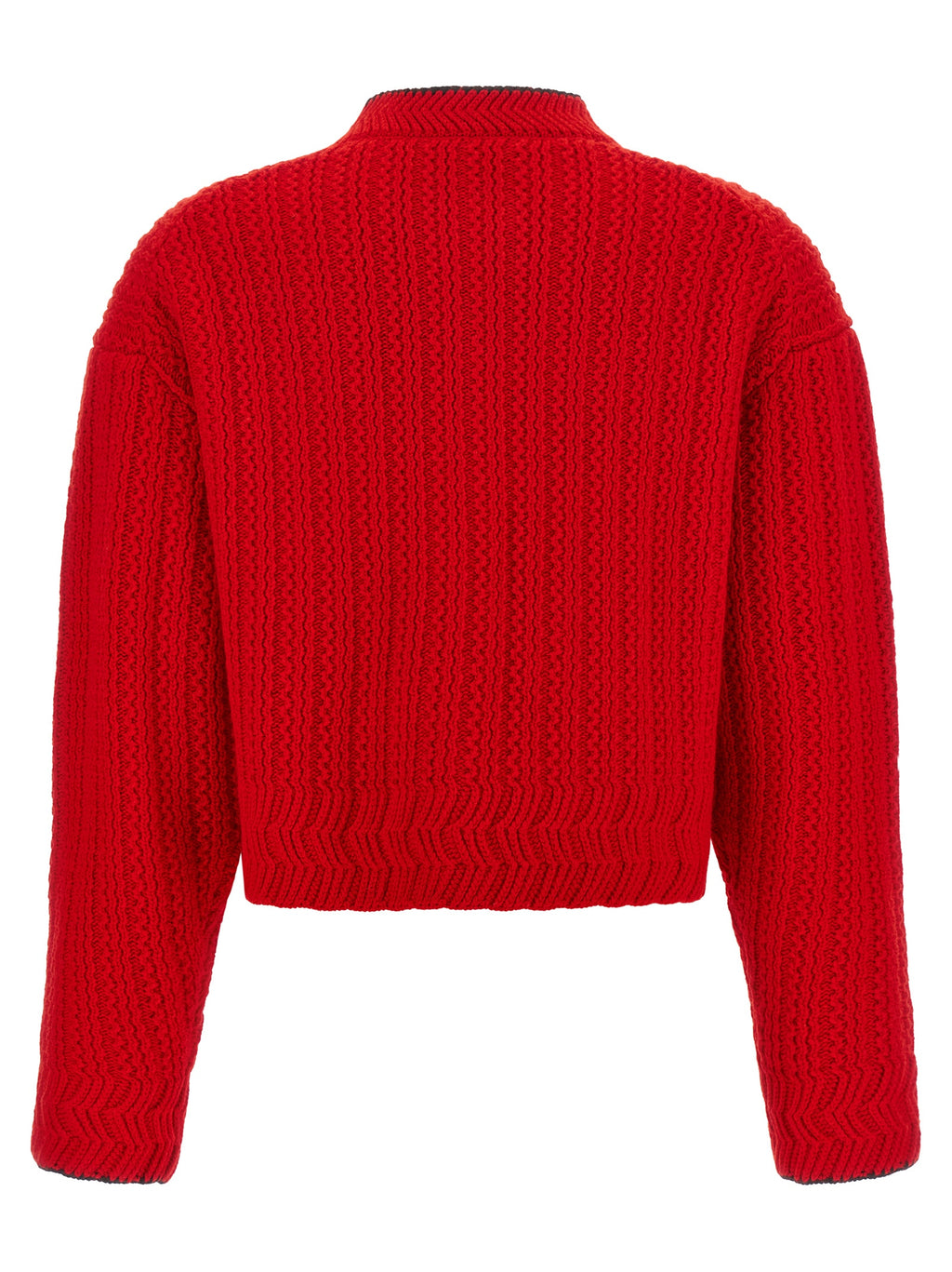 Chloé Strickjacke aus roter Wolle